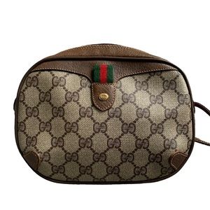GUCCI Vintage GG Monogram Mini Supreme Crossbody Bag